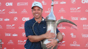 Dubai Desert Classic: Paul Casey wins by four shots from Brandon Stone